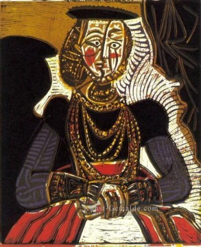  frau - Büste der Frau d apres Cranach le Jeune 1958 kubist Pablo Picasso